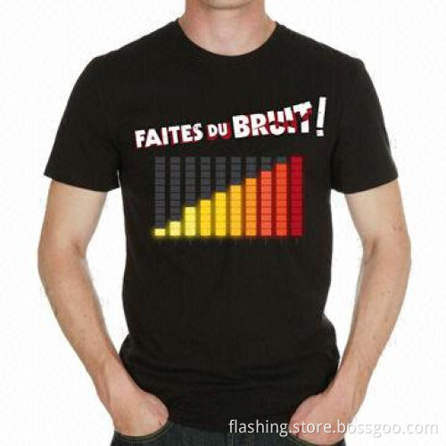 Hot Selling EL T-shirt, Made of 100% Cotton, Weighs 180g